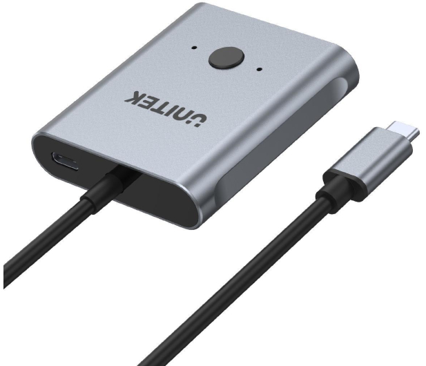 Unitek Dwukierunkowy przełącznik USB-C 4K - 1126282 - zdjęcie 3